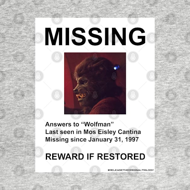 Missing Wolfman by doubleofive